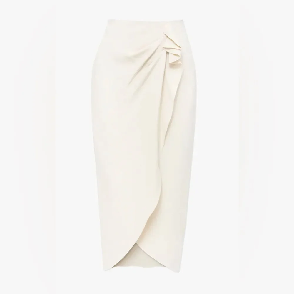 Iro Minilya Draped High-Waist Skirt NWT Size 36=size XS